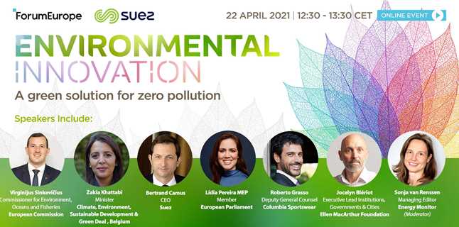 One week to go: Join us for the high-level panel debate on Environmental Innovation: A green solution for zero pollution